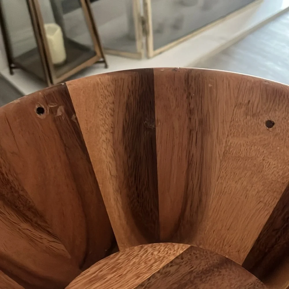 Vagabond House TRIBECA WOOD SALAD BOWL